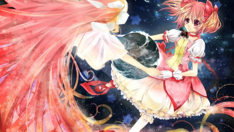 Two Girls in Space — Pink