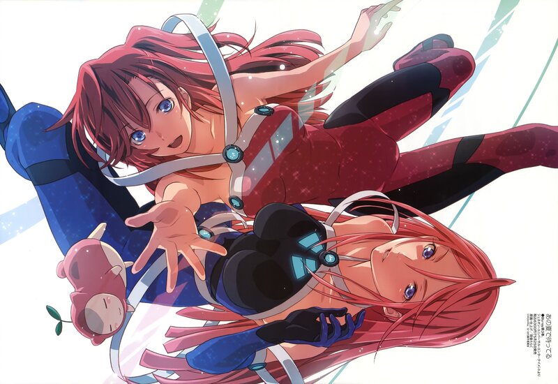 Two Girls in Space Suits