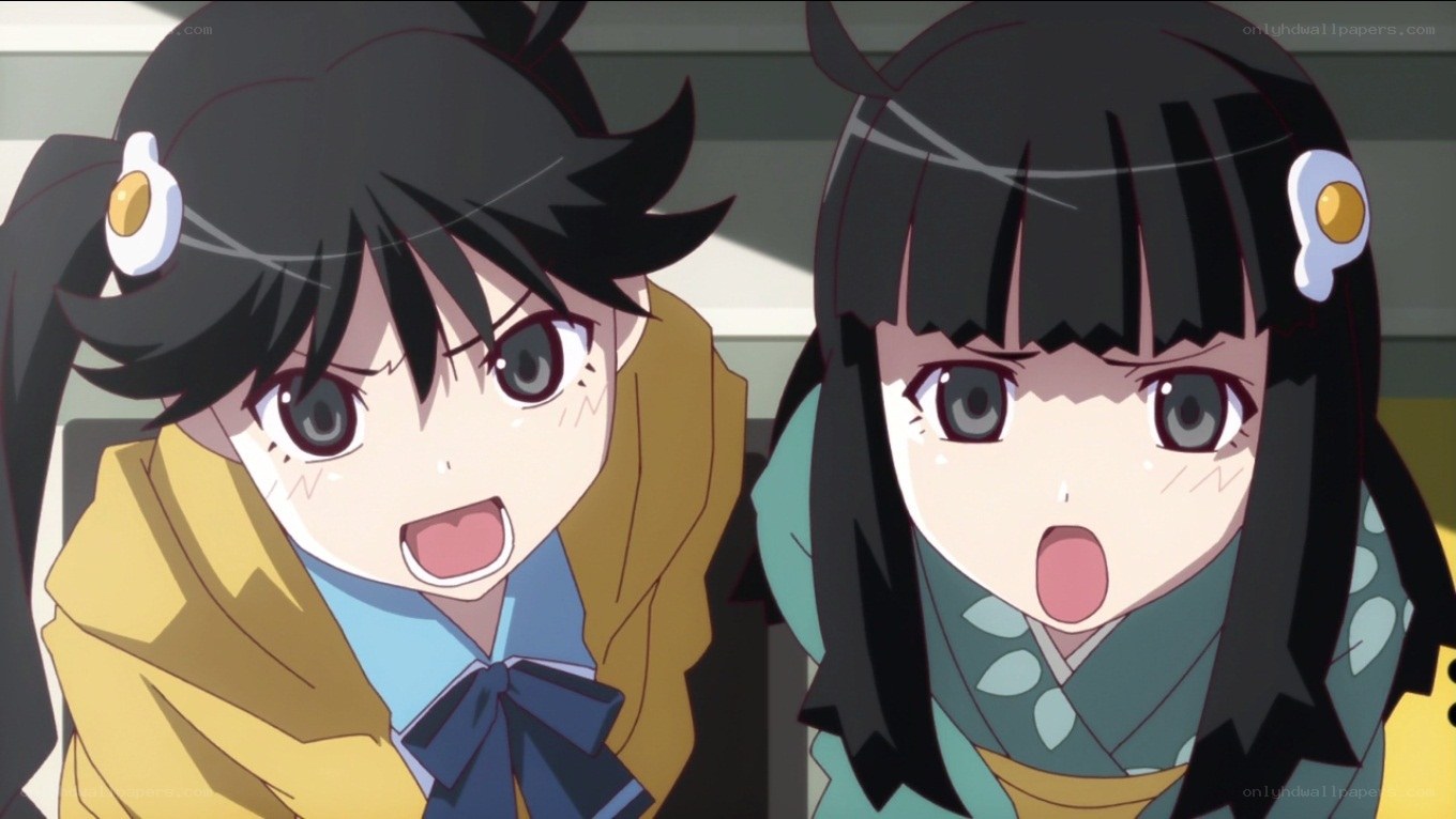 two girls in surprise