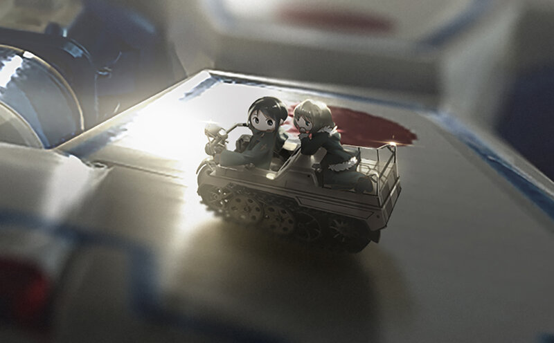 Two Girls in Tank — Gray