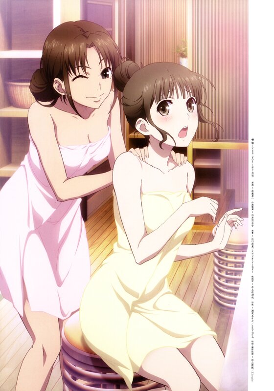 Two girls in towels at a spa