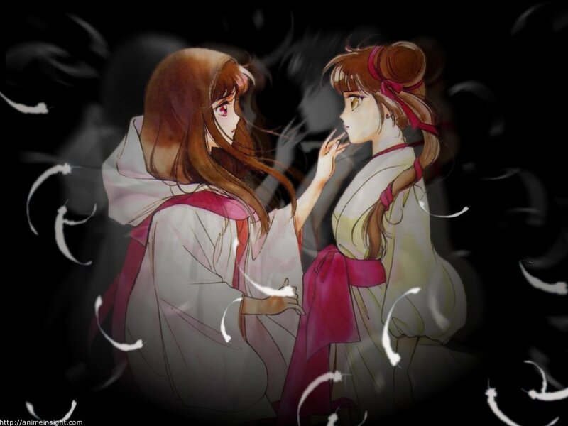 Two girls in traditional attire