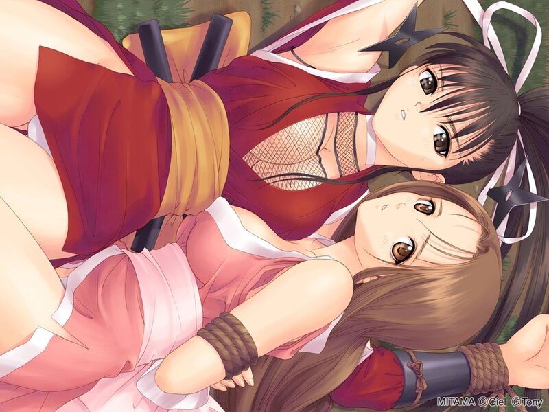 Two girls in traditional attire