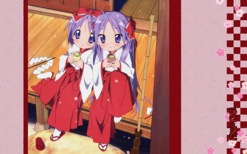 two girls in traditional clothing