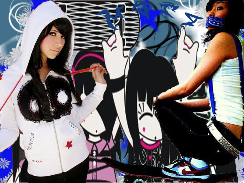 Two Girls in Urban Style