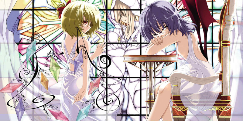 Two Girls in White Dresses — Dramatic