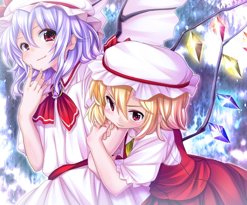 Two Girls in White Dresses — Dreamy, Anime