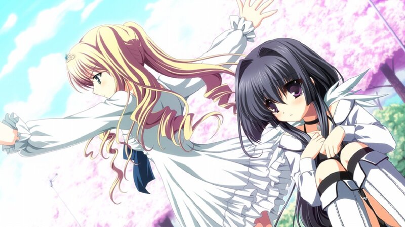 Two Girls in White Dresses — Serene, Spring