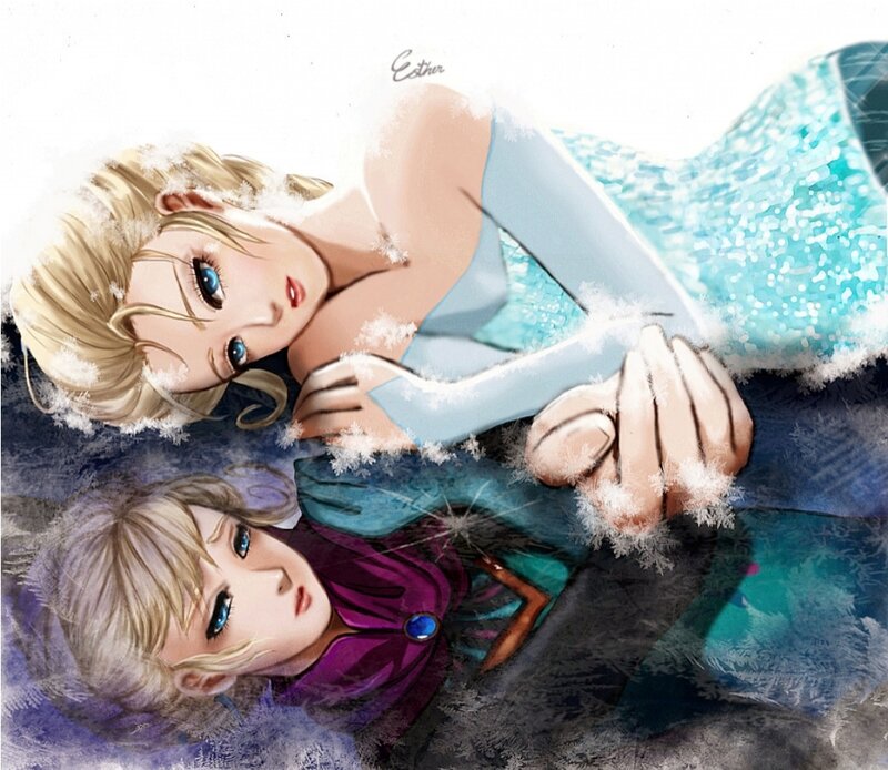 Two Girls in Winter Attire