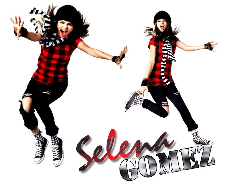 Two Girls Jumping — Red