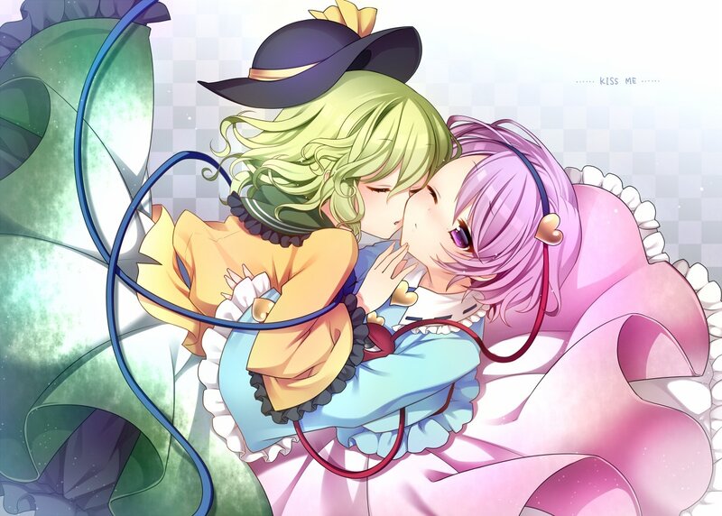 Two Girls Kissing — Pink, Romantic