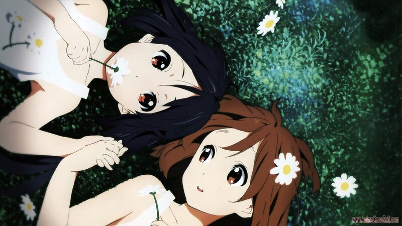 Two Girls Lying in Grass — Green, Serene, Summer