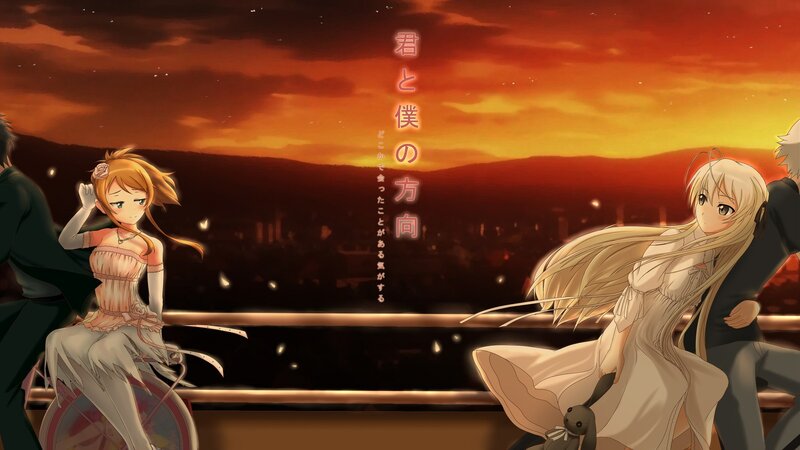 Two Girls on a Balcony — Orange