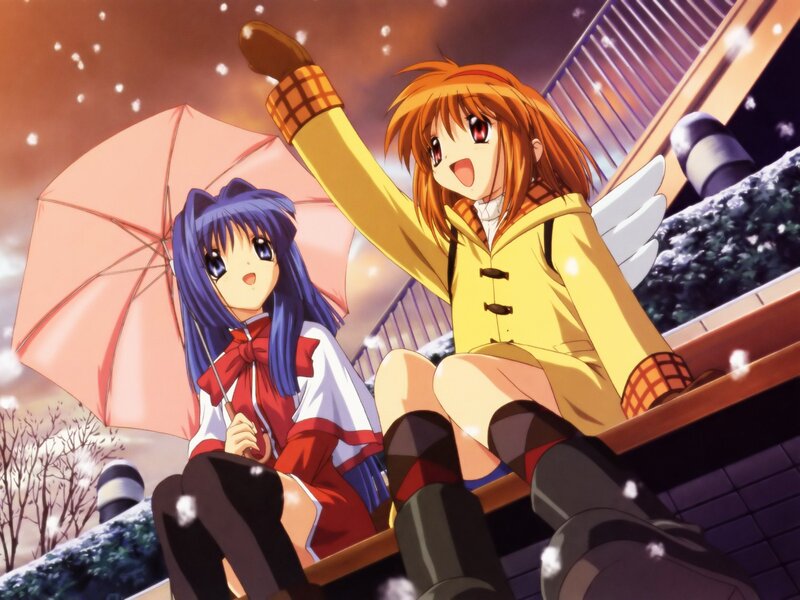Two Girls on a Bench — Yellow