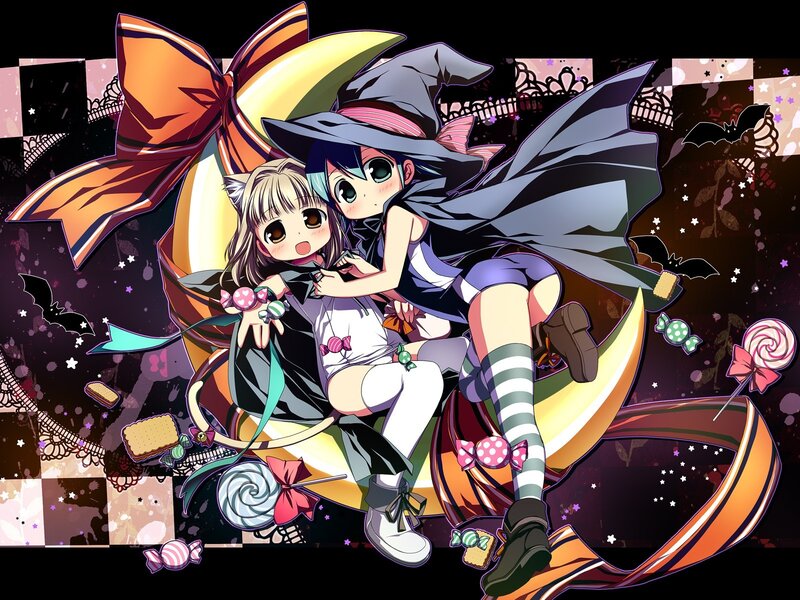 two girls on a candy moon