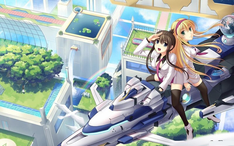 Two Girls on a Mech