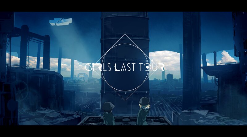 Two Girls on a Rooftop — Blue, Dramatic, Afternoon