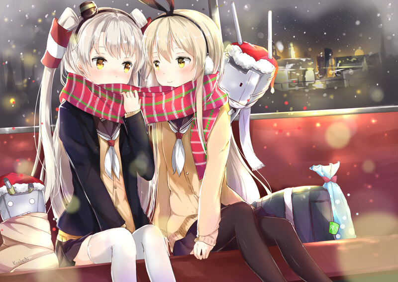 Two Girls on a Train — Red, Cozy