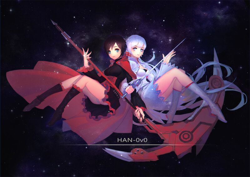 Two Girls on a Weapon