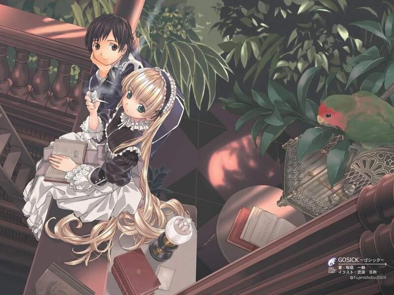 Two Girls on Balcony
