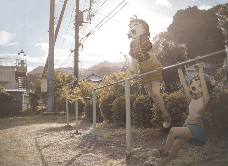 Two Girls on Monkey Bars