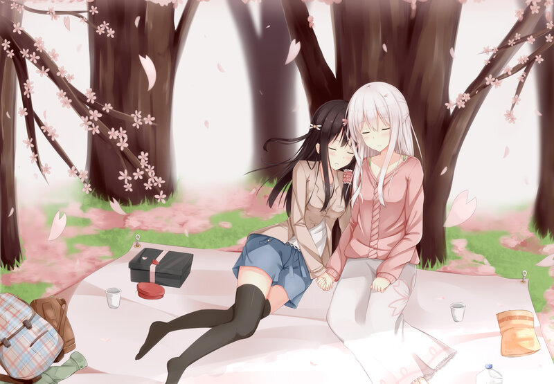 Two Girls on Picnic