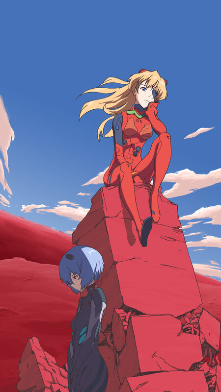 Two Girls on Red Rocks