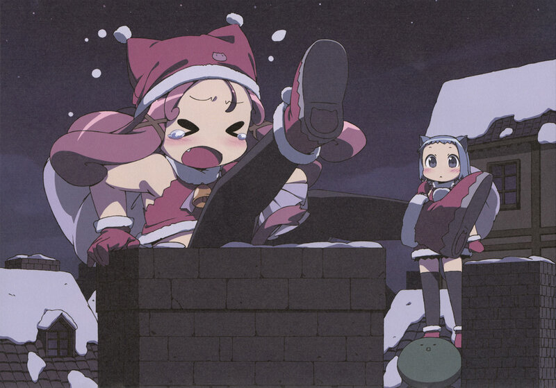 Two Girls on Rooftops