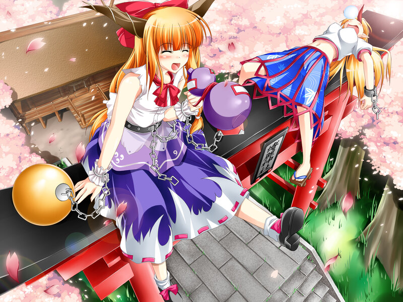 Two Girls on Shrine Steps