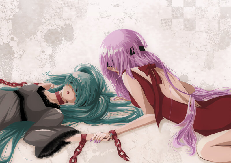 Two Girls on the Floor — Purple