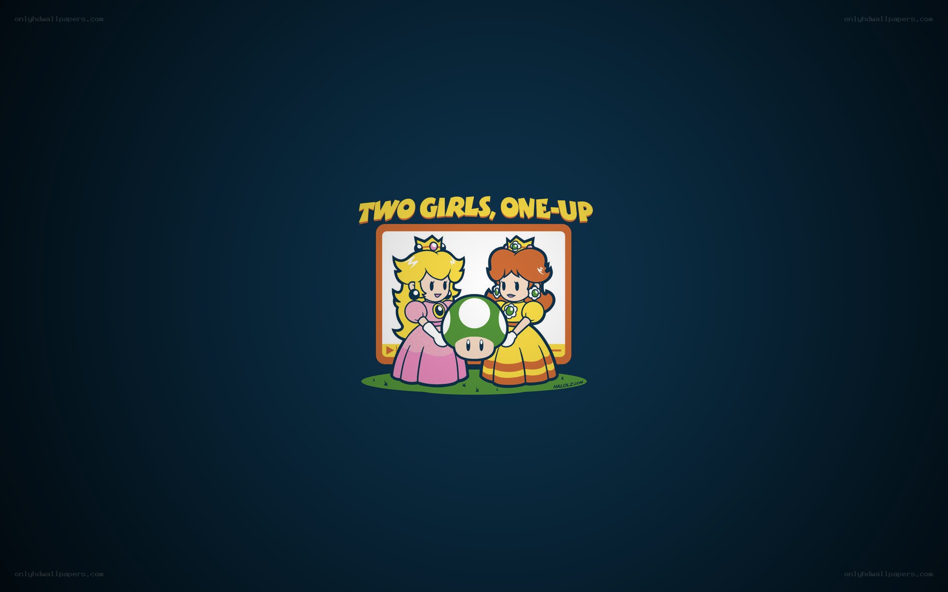 Two girls one-up