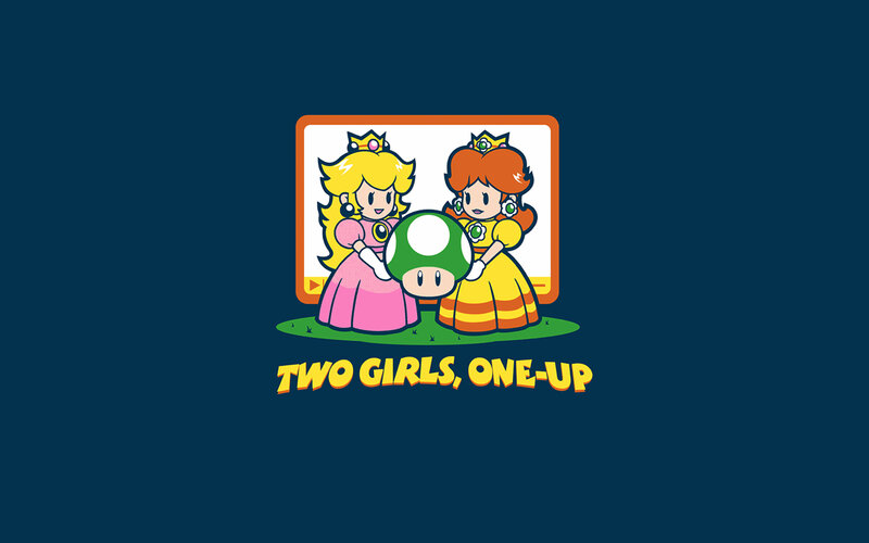Two girls one-up