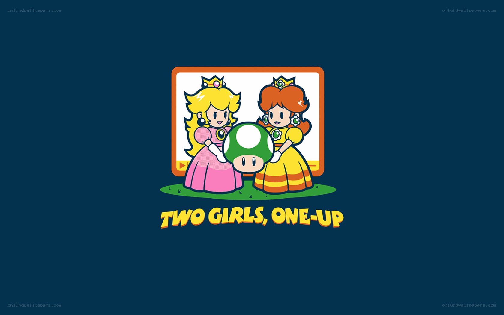 Two girls one-up