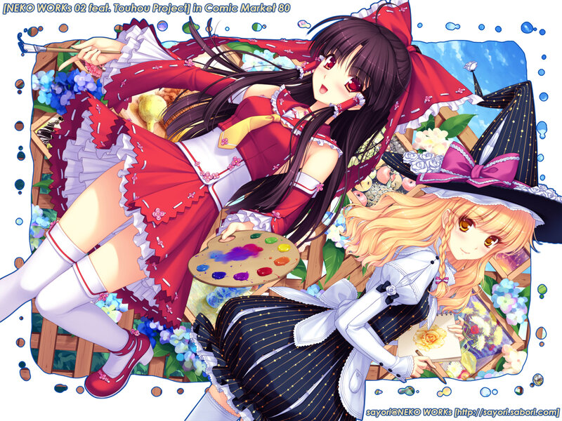 Two Girls Painting