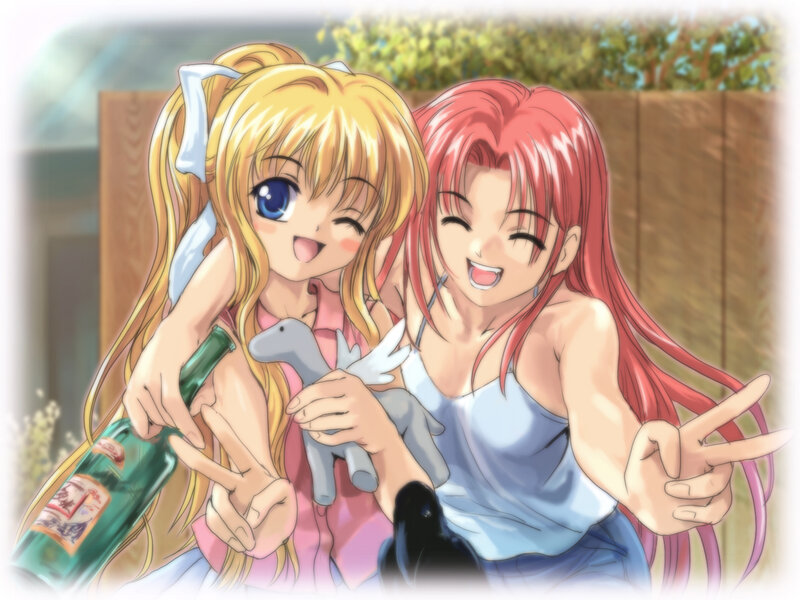 Two Girls Posing