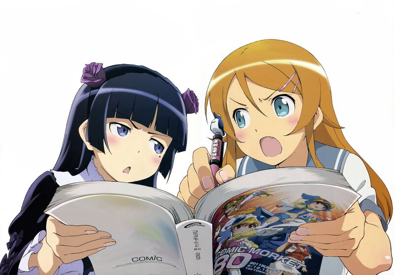 Two girls reading a comic