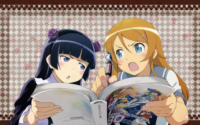Two Girls Reading Comic