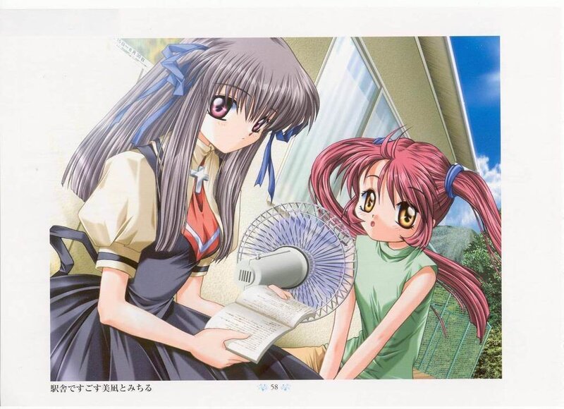 Two Girls Reading Together — Gray