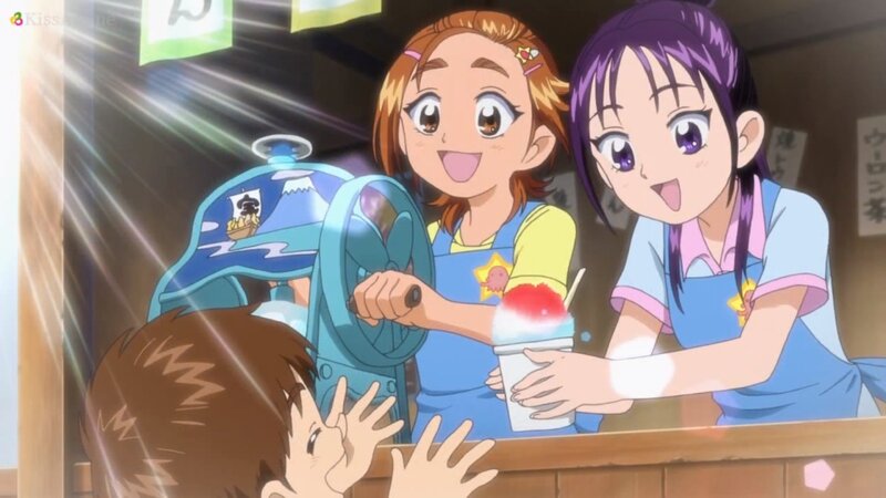 Two Girls Serving Shaved Ice