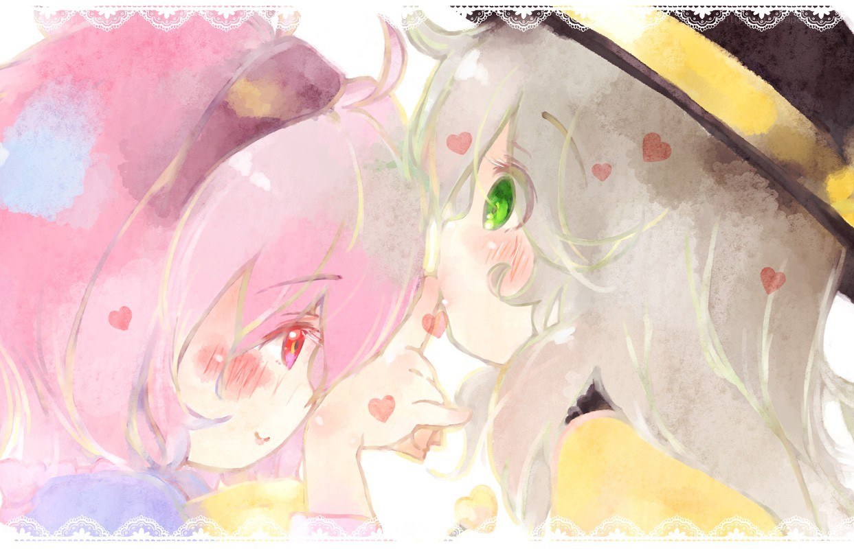 Two girls sharing a moment