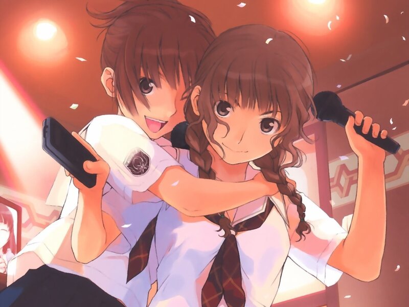 Two Girls Singing Karaoke