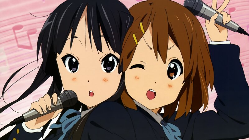 Two Girls Singing — Pink