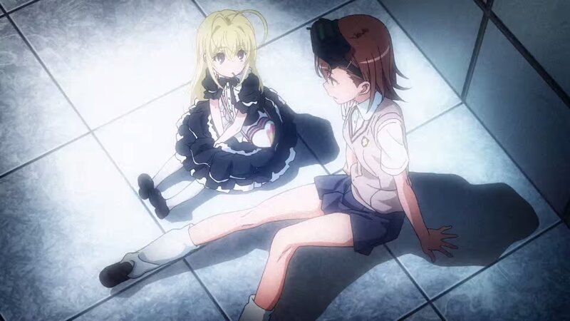 Two Girls Sitting on Floor — White