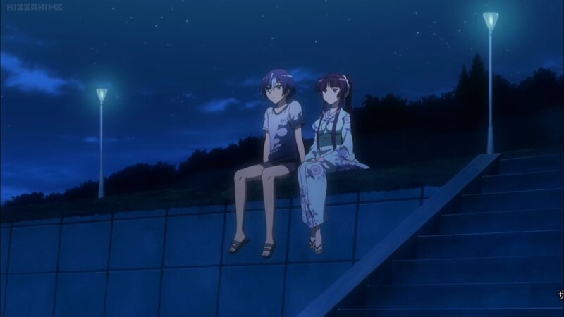 Two Girls Sitting on Steps