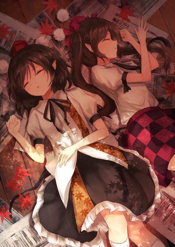 Two Girls Sleeping — Brown