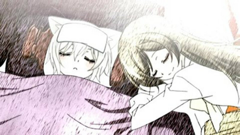 Two Girls Sleeping — Purple