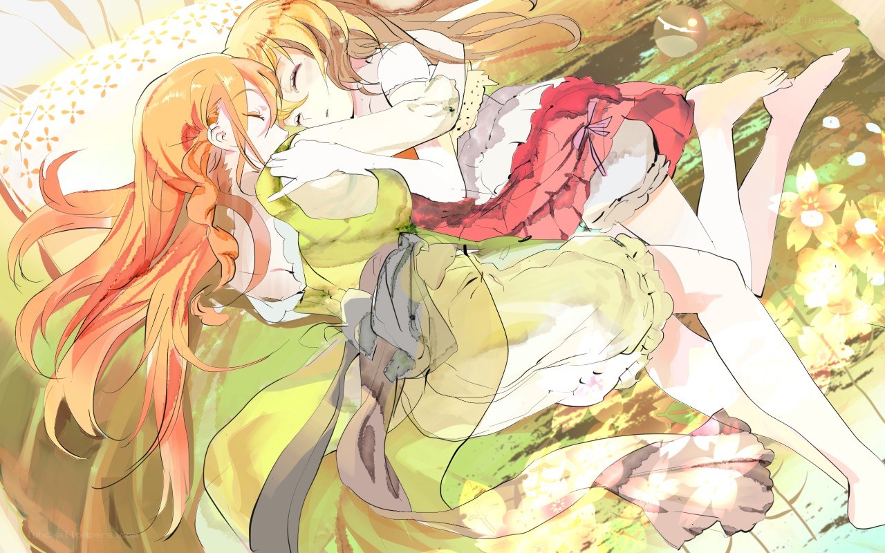 Two girls sleeping together
