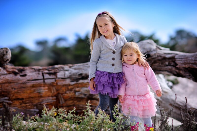 Two Girls Standing