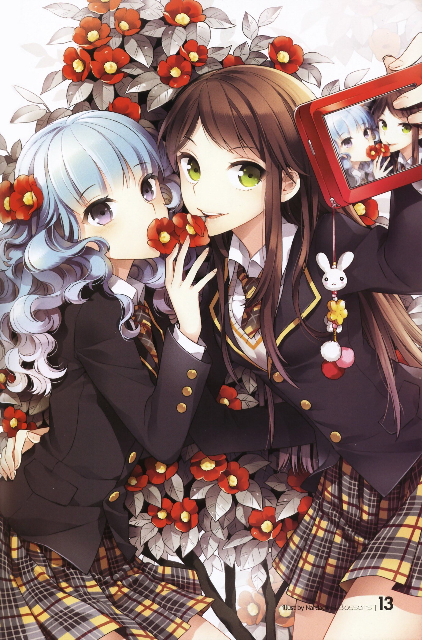 Two girls taking a selfie