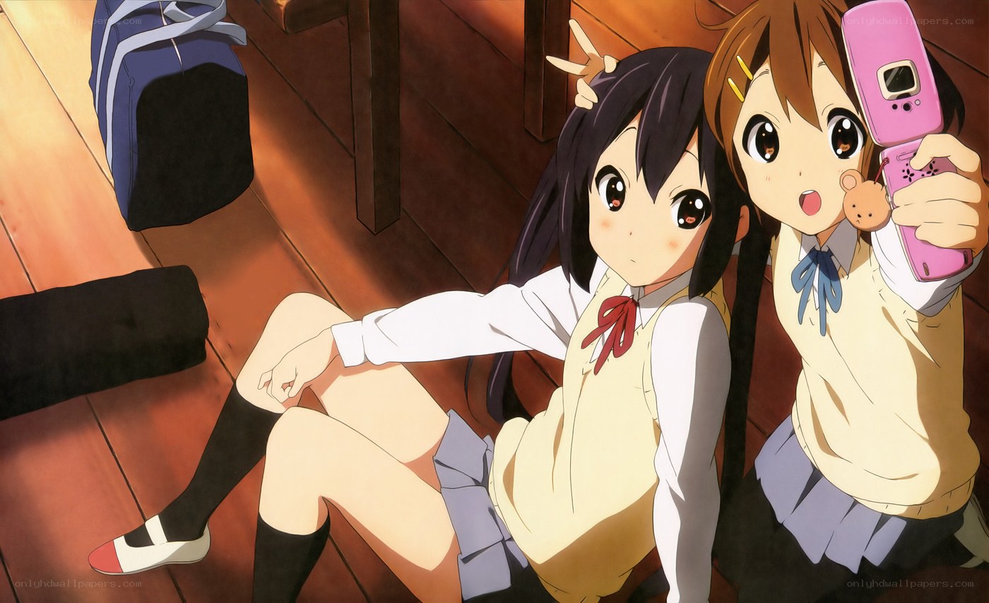 Two girls taking a selfie
